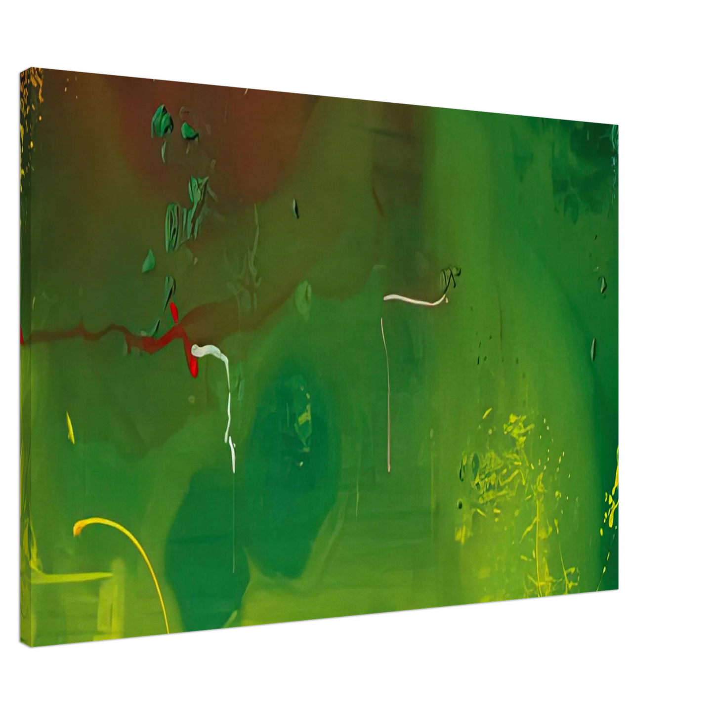 Helen Frankenthaler - Petroglyphs, 1990- Wall Art - 30x40 cm / 12x16 inches - Premium Wooden Framed Poster With Fine Art Paper-canvas - Wood frame