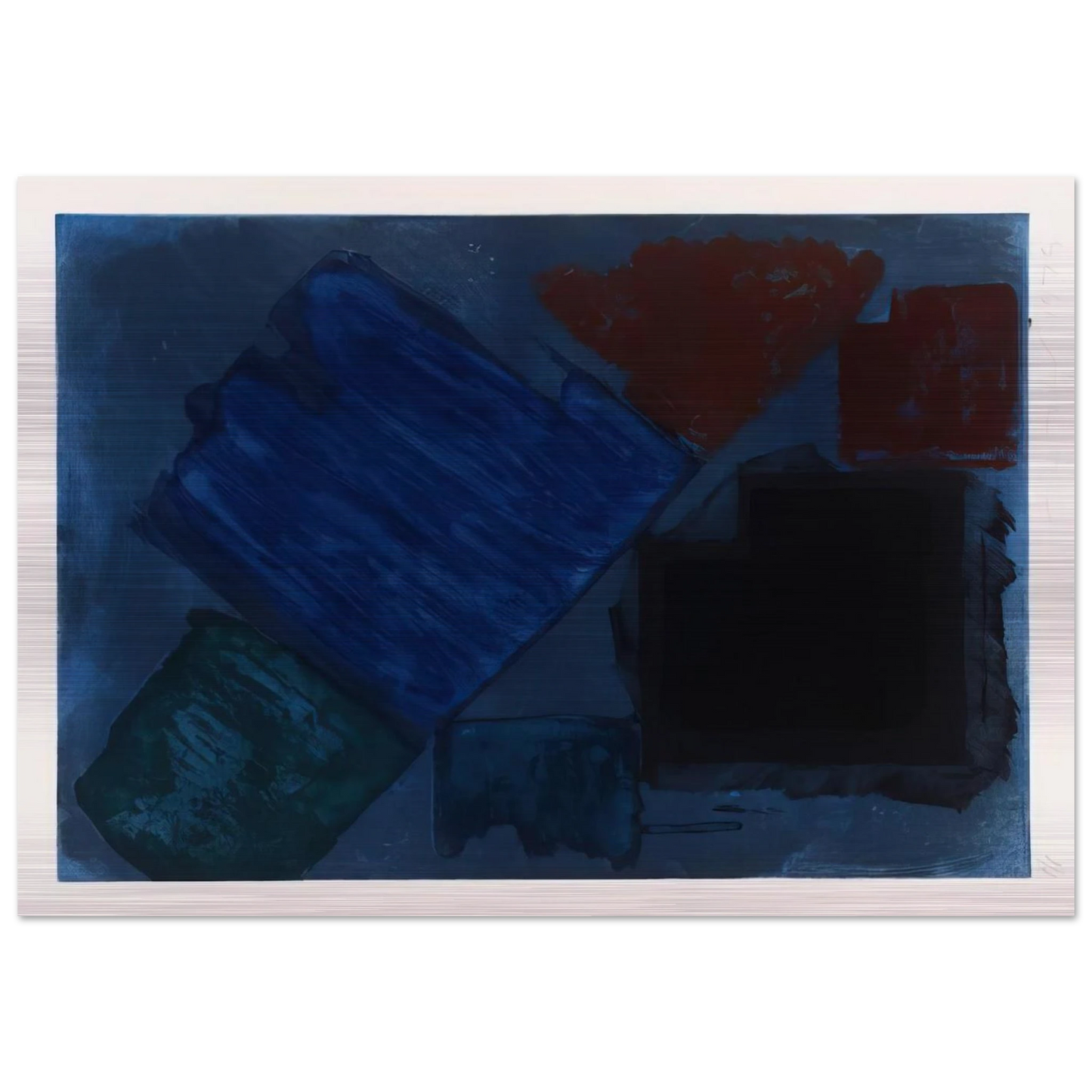 Splay - 1979 - John Hoyland Brushed Aluminum Print - 70x100 cm / 28x40 inches | John Hoyland Aluminum Print | John Hoyland Prints
