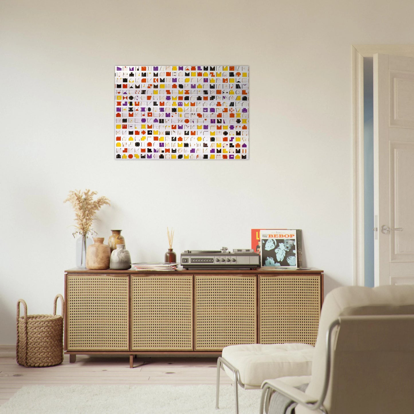 Book of Time - 1961 - Lygia Pape Brushed Aluminum Print - 70x100 cm / 28x40 inches | Lygia Pape Aluminum Print | Lygia Pape Prints