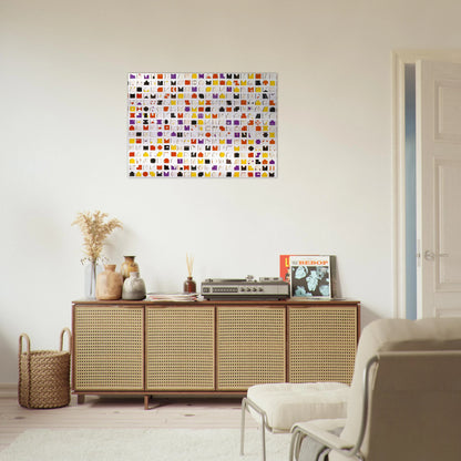 Book of Time - 1961 - Lygia Pape Brushed Aluminum Print - 70x100 cm / 28x40 inches | Lygia Pape Aluminum Print | Lygia Pape Prints