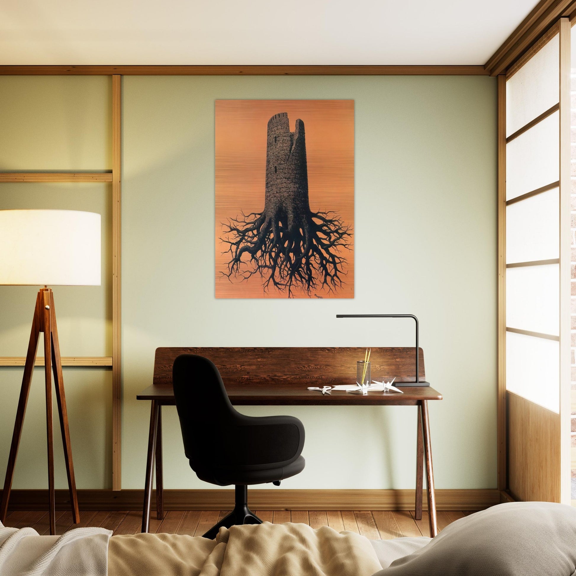 ALMAYER S FOLLY 1951 - Rene Magritte Brushed Aluminum Print - 70x100 cm / 28x40 inches | Rene Magritte Aluminum Print | Rene Magritte Prints