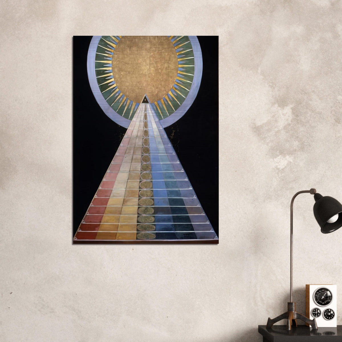 ALTAR PAINTING 1915 - Hilma af Klint Brushed Aluminum Print - 70x100 cm / 28x40 inches | Hilma af Klint Aluminum Print | Hilma af Klint Prints