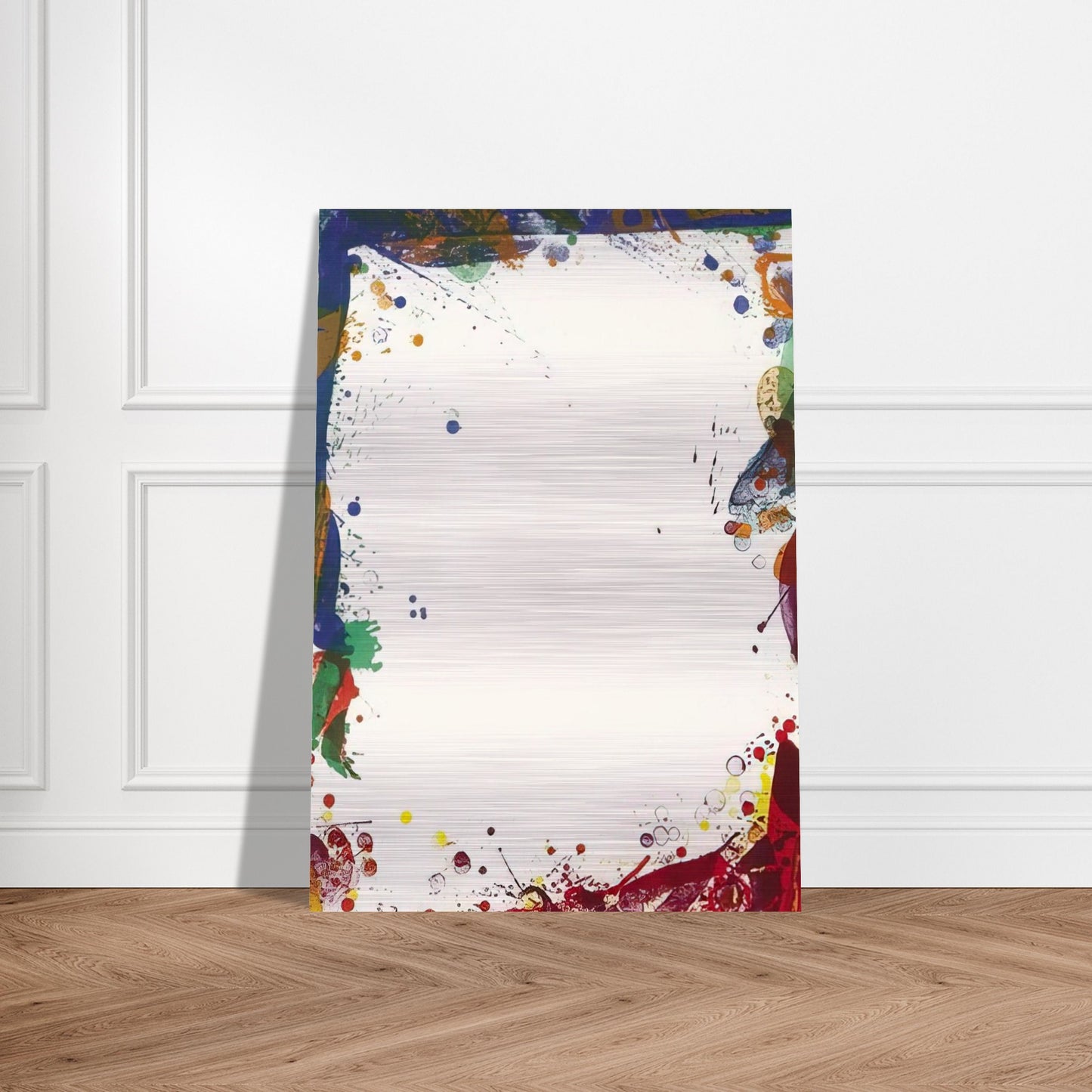 Sulfur Sails - Sam Francis Brushed Aluminum Print - 70x100 cm / 28x40 inches | Sam Francis Aluminum Print | Sam Francis Prints