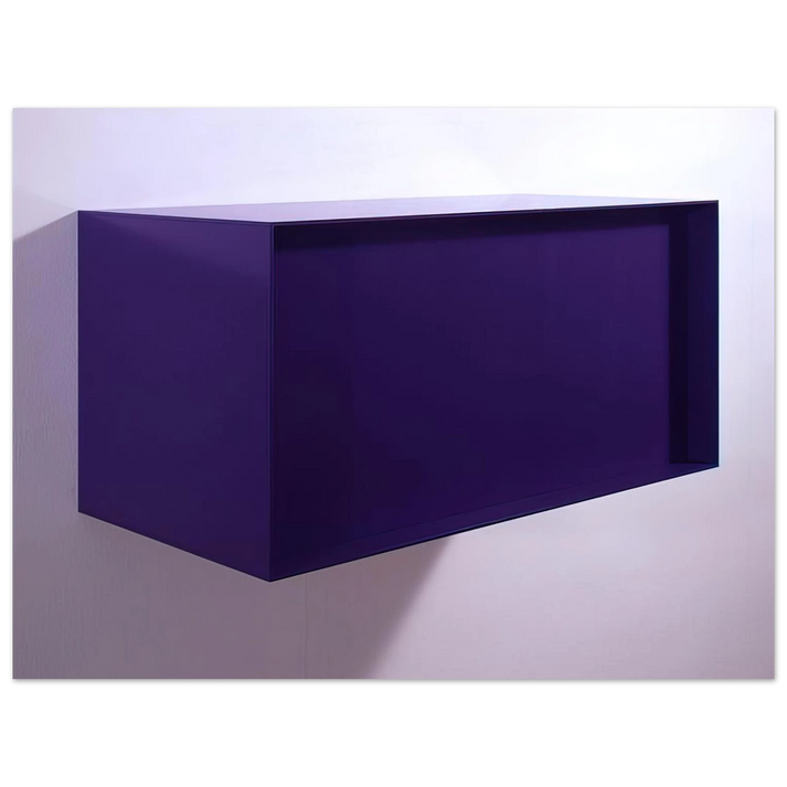 Donald Judd - Untitled DJ 77-18 Meter Box - 1977  75x100 cm / 30x40inches Fine Art Poster