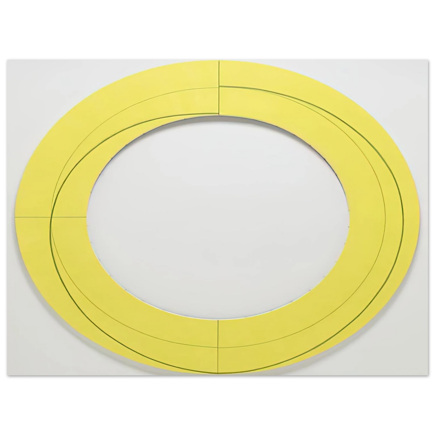 Robert Mangold - RING IMAGE M 2010  75x100 cm / 30x40inches Fine Art Poster