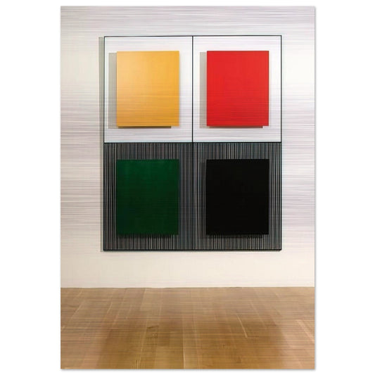 MARICHE 2 1997 - Jesus Rafael Soto Brushed Aluminum Print - 70x100 cm / 28x40 inches | Jesus Rafael Soto Aluminum Print | Jesus Rafael Soto Prints