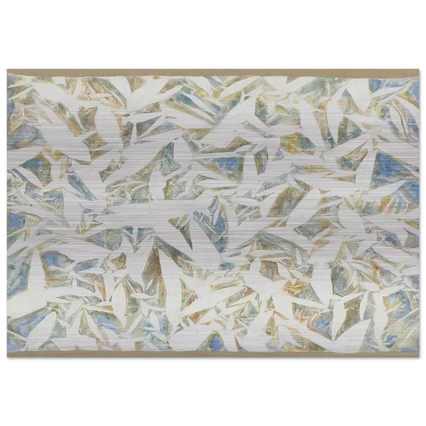 Untitled - 1971 - Simon Hantai Brushed Aluminum Print - 70x100 cm / 28x40 inches | Simon Hantai Aluminum Print | Simon Hantai Prints