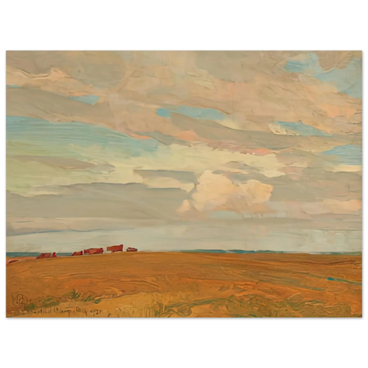 Maynard Dixon - PRAIRIE SAND HILL CAMP MAY 1921 1921 Wall art - 13x18 cm / 5x7 Inches - Fine Art Poster - -