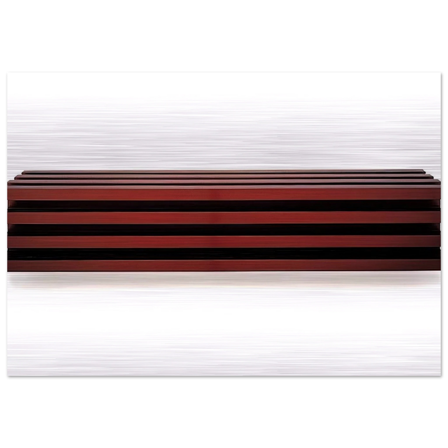 Untitled Aluminum - 1991 - Donald Judd Brushed Aluminum Print - 70x100 cm / 28x40 inches | Donald Judd Aluminum Print | Donald Judd Prints