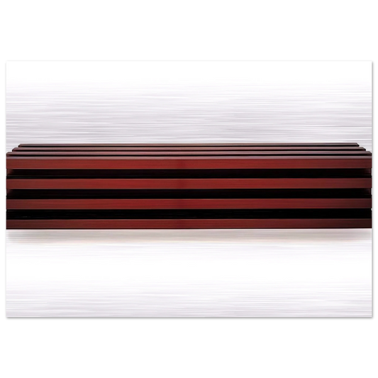Untitled Aluminum - 1991 - Donald Judd Brushed Aluminum Print - 70x100 cm / 28x40 inches | Donald Judd Aluminum Print | Donald Judd Prints
