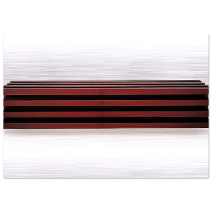 Untitled Aluminum - 1991 - Donald Judd Brushed Aluminum Print - 70x100 cm / 28x40 inches | Donald Judd Aluminum Print | Donald Judd Prints
