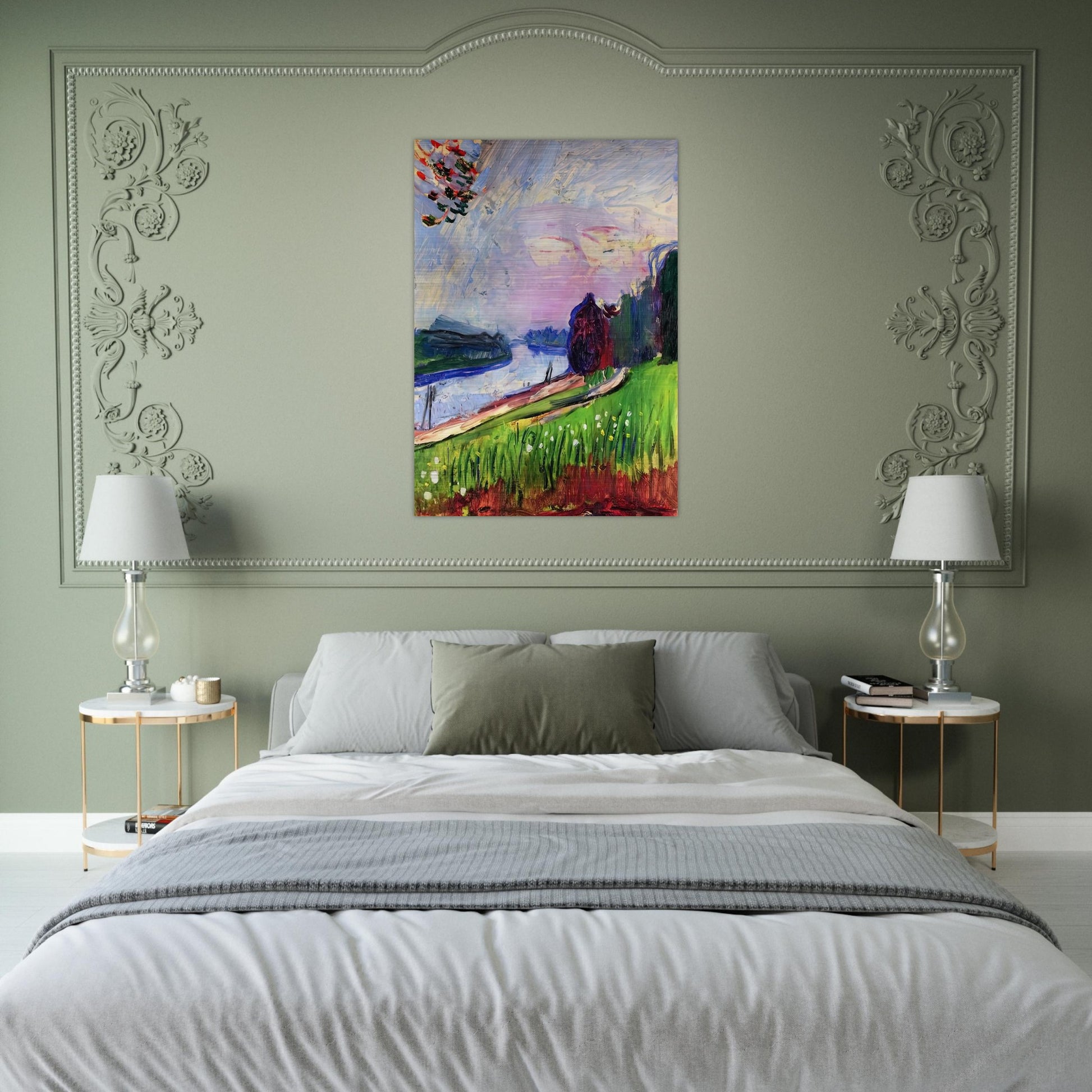 COPSE OF THE BANKS OF THE GARONNE 1900 - Henri Matisse Brushed Aluminum Print - 70x100 cm / 28x40 inches | Henri Matisse Aluminum Print | Henri Matisse Prints