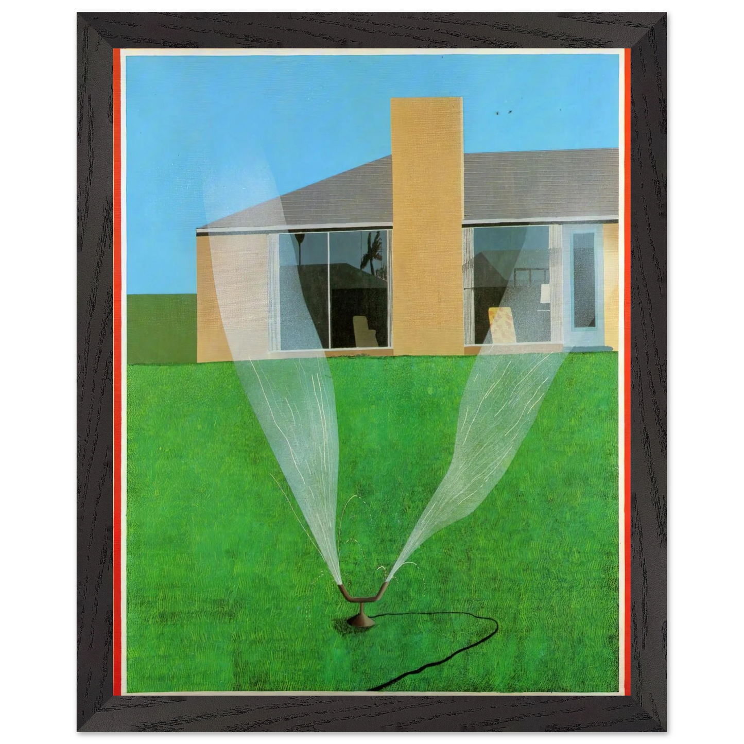 David Hockney - David Hockney Wall art - 35x35 cm / 14x14 inches - Fine Art Poster-canvas - -
