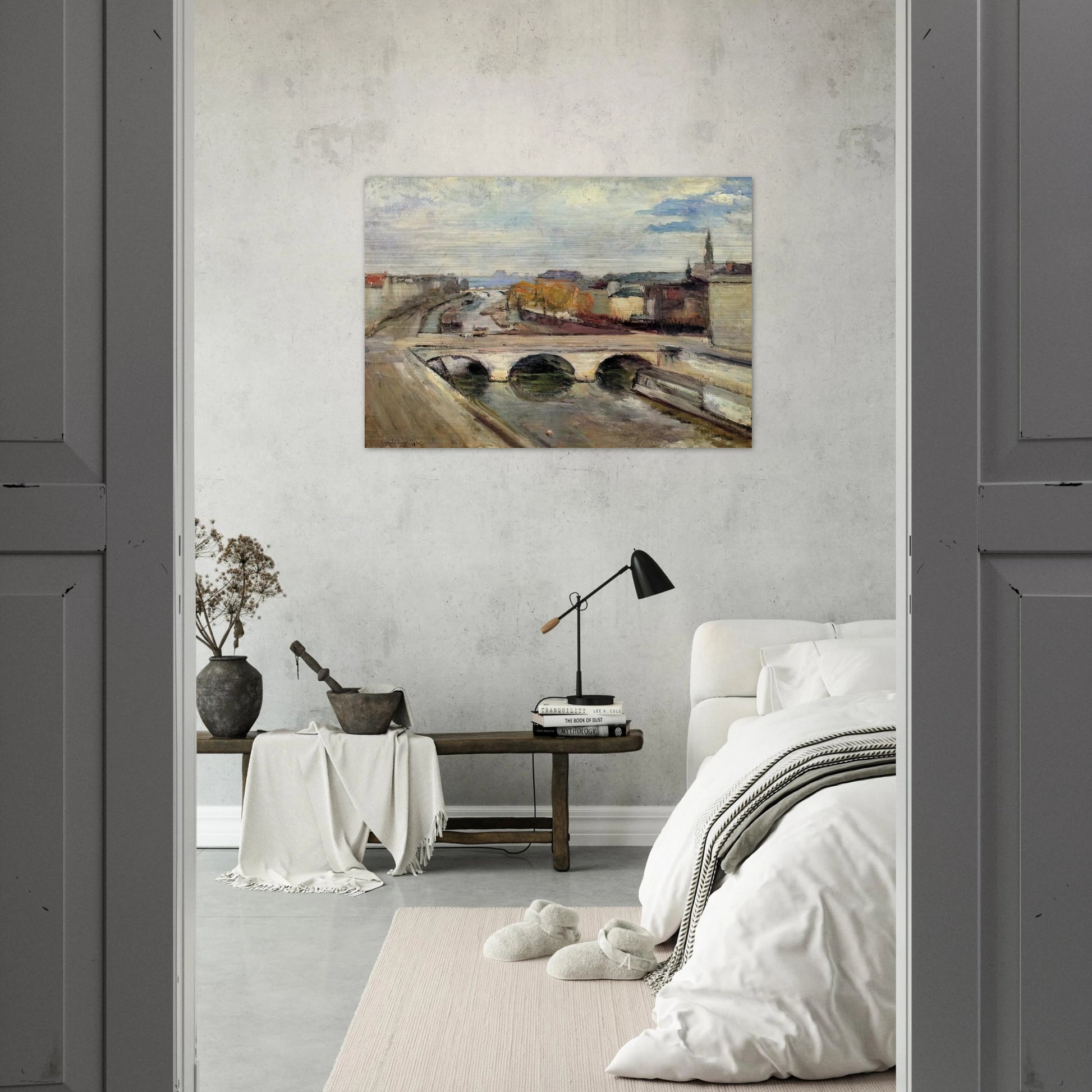 THE POT SAINT MICHEL IN PARIS 1900 - Henri Matisse Brushed Aluminum Print - 70x100 cm / 28x40 inches | Henri Matisse Aluminum Print | Henri Matisse Prints