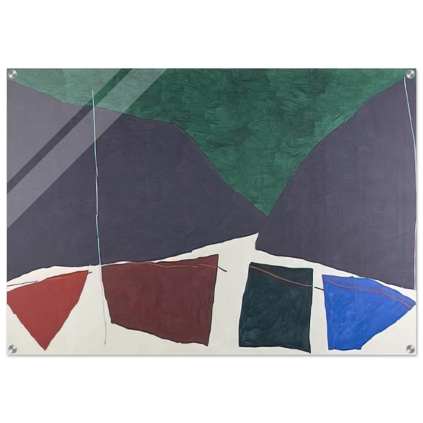 Untitled - 1982 - Ray Parker Acrylic Print - 70x100 cm / 28x40″ inches