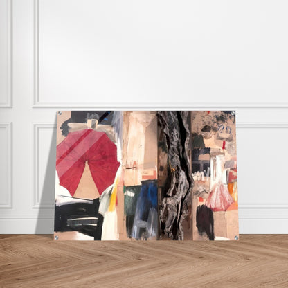 ALLEGORY 1960 - Robert Rauschenberg Acrylic Print - 70x100 cm / 28x40″ inches | Robert Rauschenberg Wall Art | Robert Rauschenberg Prints