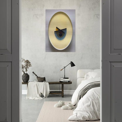 L'Ora X Clock - 1945 - Bruno Munari Brushed Aluminum Print - 70x100 cm / 28x40 inches | Bruno Munari Aluminum Print | Bruno Munari Prints