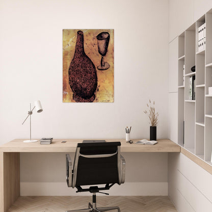 IL FIASCO 1915 - Carlo Carra Brushed Aluminum Print - 70x100 cm / 28x40 inches | Carlo Carra Aluminum Print | Carlo Carra Prints
