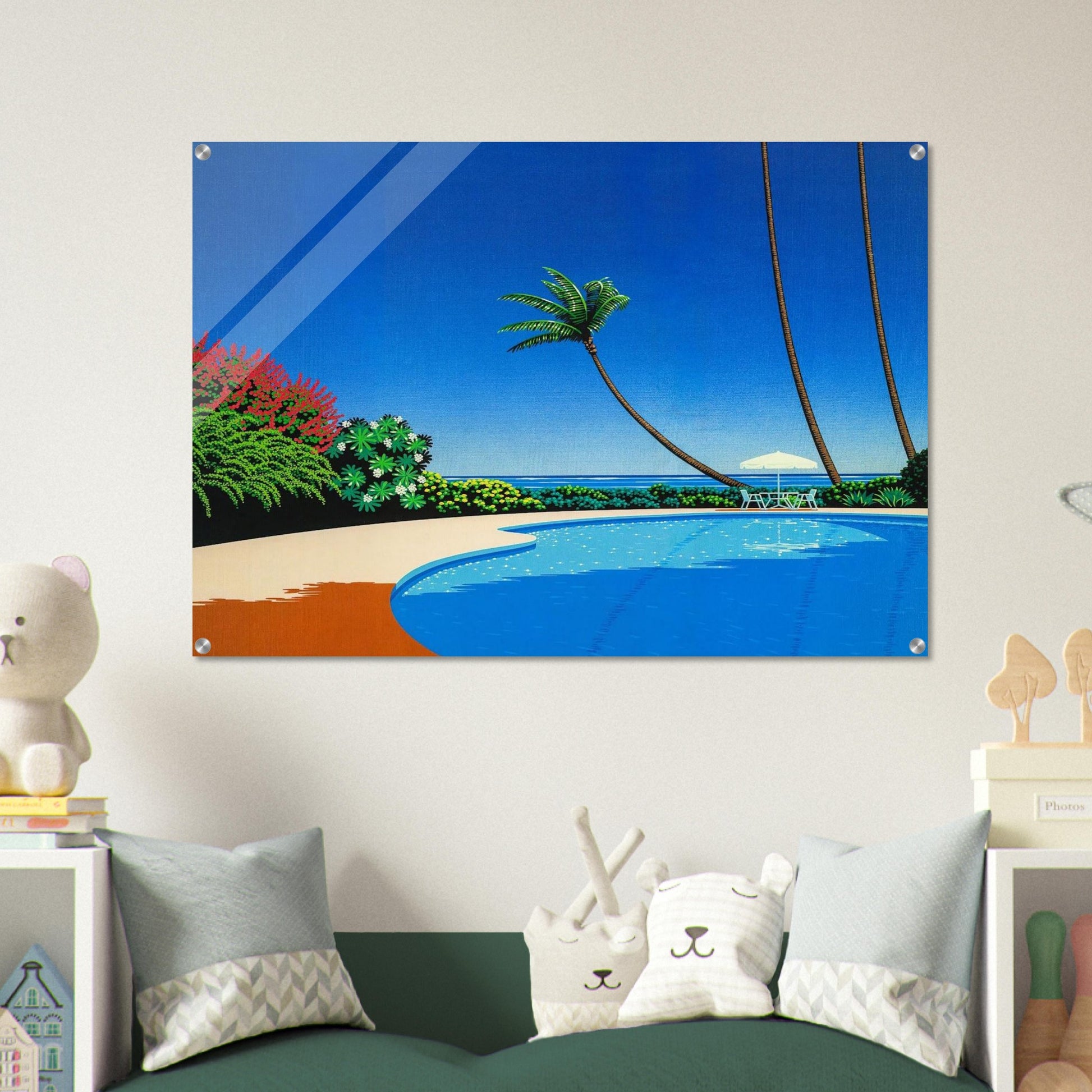 Shade of Palm Grove II - Hiroshi Nagai Acrylic Print - 70x100 cm / 28x40″ inches