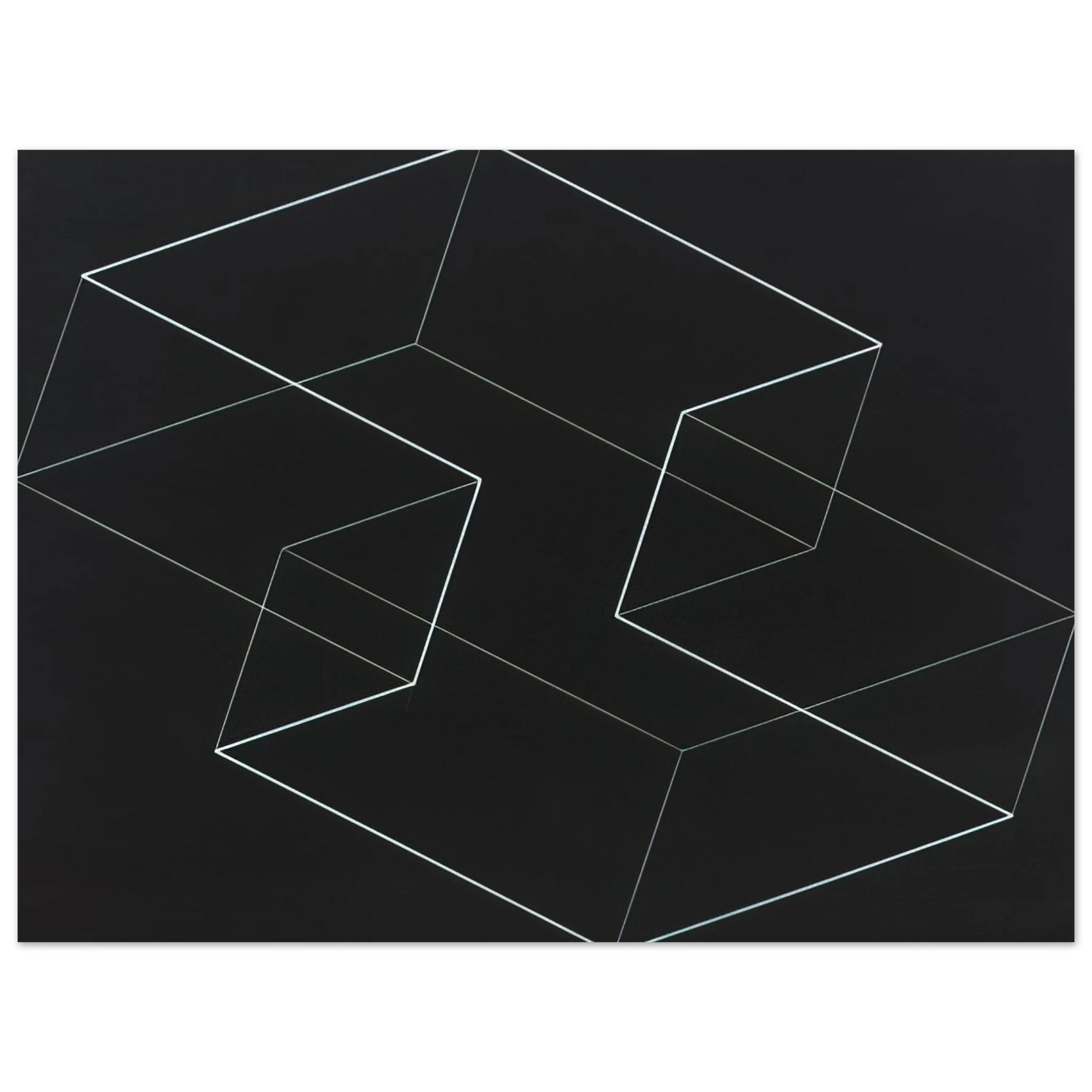 Josef Albers - M 5 1954  75x100 cm / 30x40inches Fine Art Poster