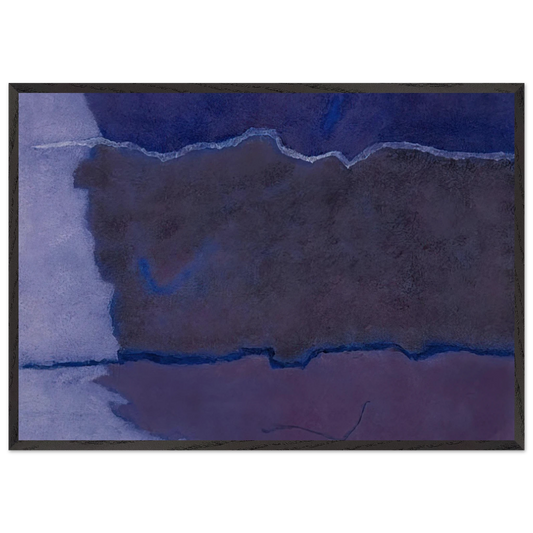Infinity Field Lefkada Series For CD Friedrich - 1981 - Theodoros Stamos 70x100 cm / 28x40 inches Framed Art Print – Black Wooden Frame