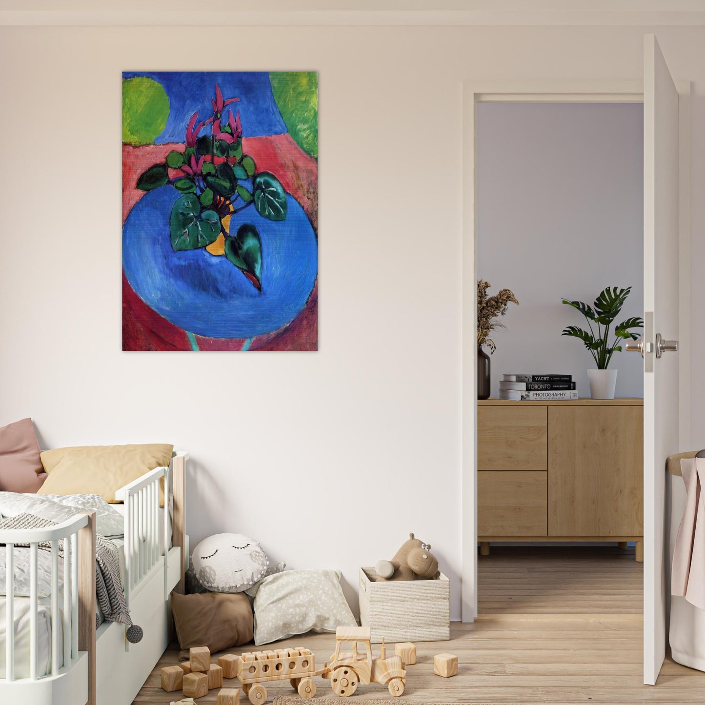 CYCLAMEN POURPRE 1912 - Henri Matisse Brushed Aluminum Print - 70x100 cm / 28x40 inches | Henri Matisse Aluminum Print | Henri Matisse Prints