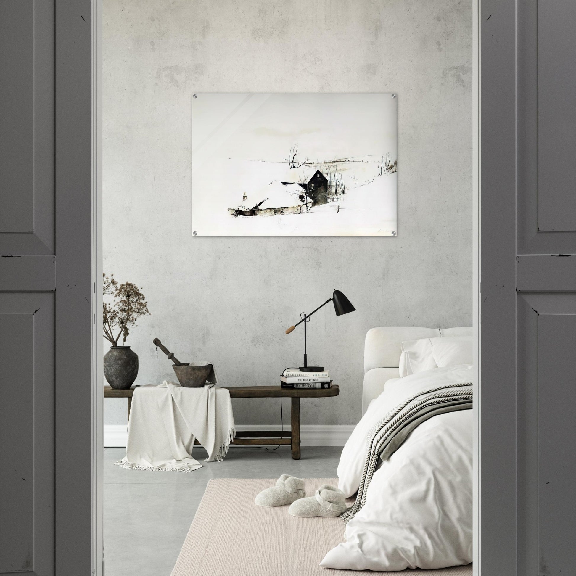THE CORNER - Andrew Wyeth Acrylic Print - 70x100 cm / 28x40″ inches