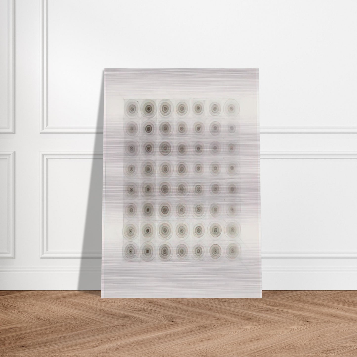 UNTITLED 1966 - Eva Hesse Brushed Aluminum Print - 70x100 cm / 28x40 inches | Eva Hesse Aluminum Print | Eva Hesse Prints