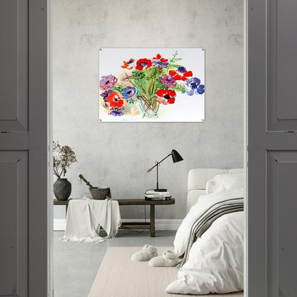 BOUQUET OF FLOWERS 1937 - Raoul Dufy Acrylic Print - 70x100 cm / 28x40″ inches