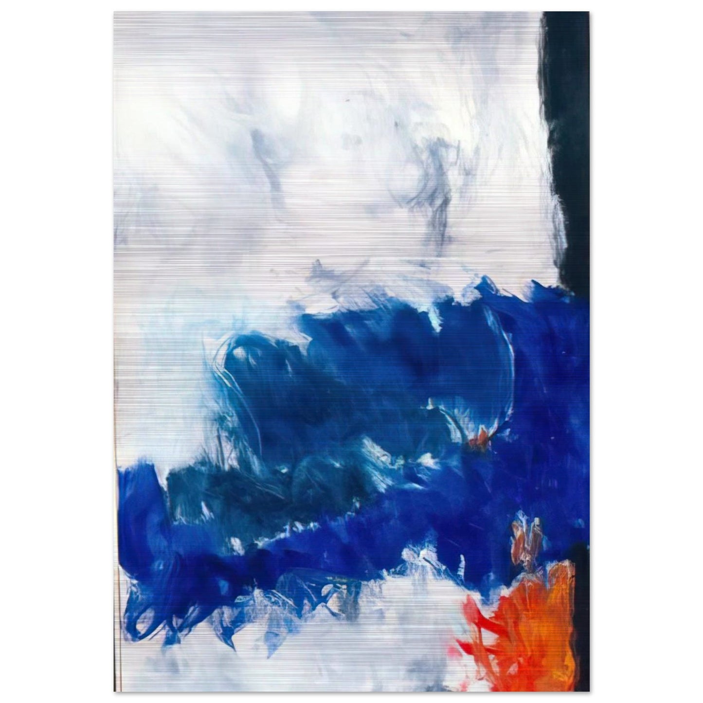 Edge of Day - 1961 - Theodoros Stamos Brushed Aluminum Print - 70x100 cm / 28x40 inches | Theodoros Stamos Aluminum Print | Theodoros Stamos Prints