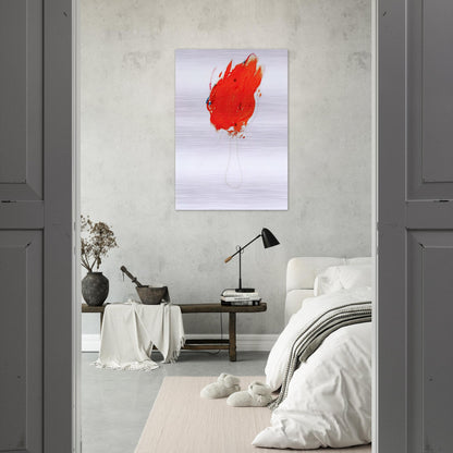 UNTITLED FLAME AND MIRROR 1967 - Antoni Tapies Brushed Aluminum Print - 70x100 cm / 28x40 inches | Antoni Tapies Aluminum Print | Antoni Tapies Prints