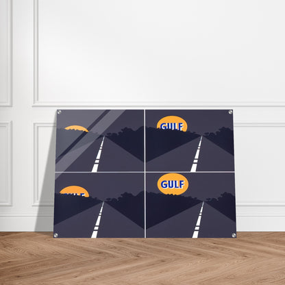 June Moon - 1963 - Allan D Arcangelo Acrylic Print - 70x100 cm / 28x40″ inches | Allan D Arcangelo Wall Art | Allan D Arcangelo Prints