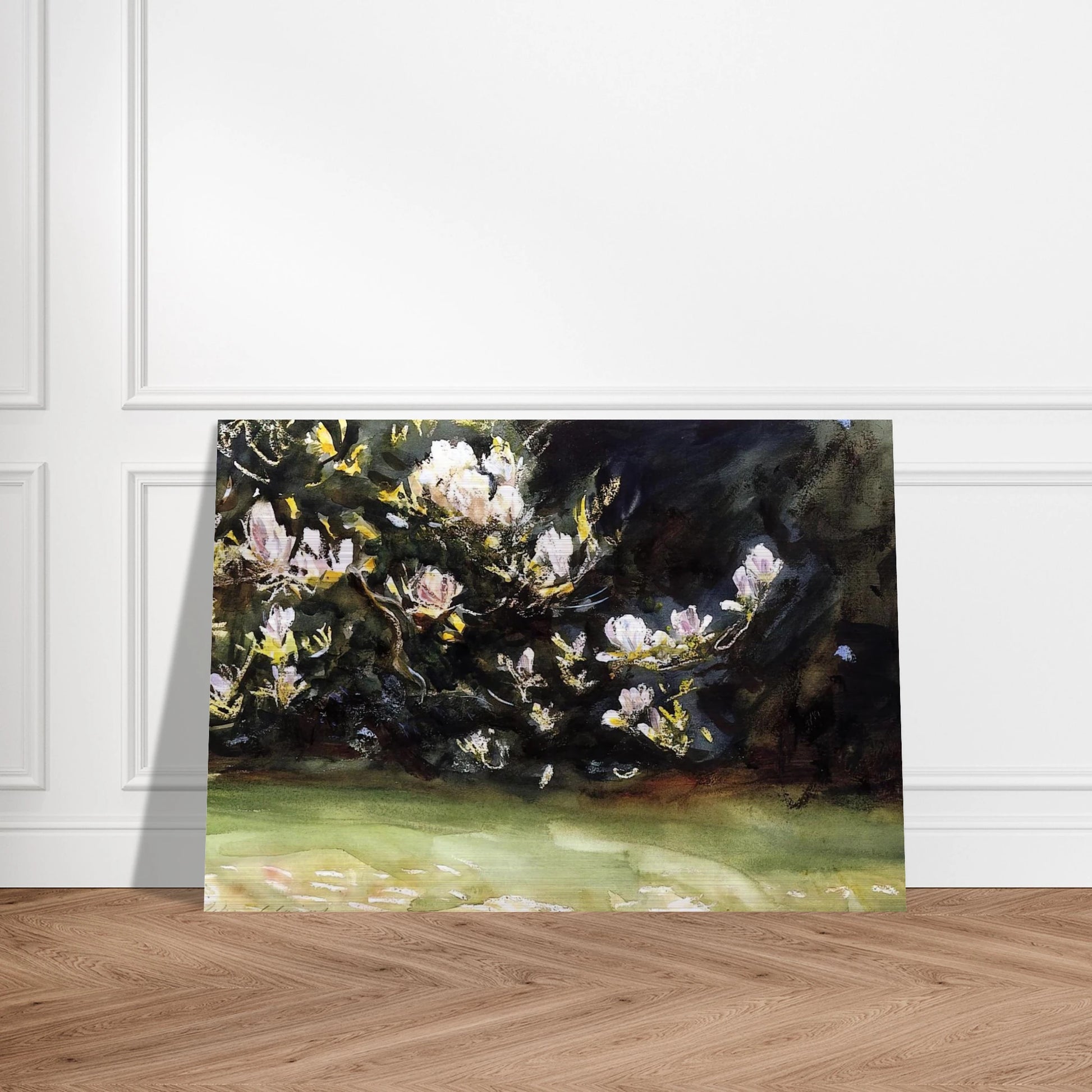 Magnolias - John Singer Sargent Brushed Aluminum Print - 70x100 cm / 28x40 inches | John Singer Sargent Aluminum Print | John Singer Sargent Prints