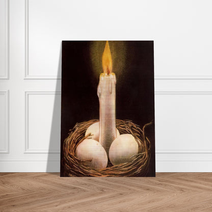 THE IMAGINATIVE FACULTY 1948 - Rene Magritte Brushed Aluminum Print - 70x100 cm / 28x40 inches | Rene Magritte Aluminum Print | Rene Magritte Prints
