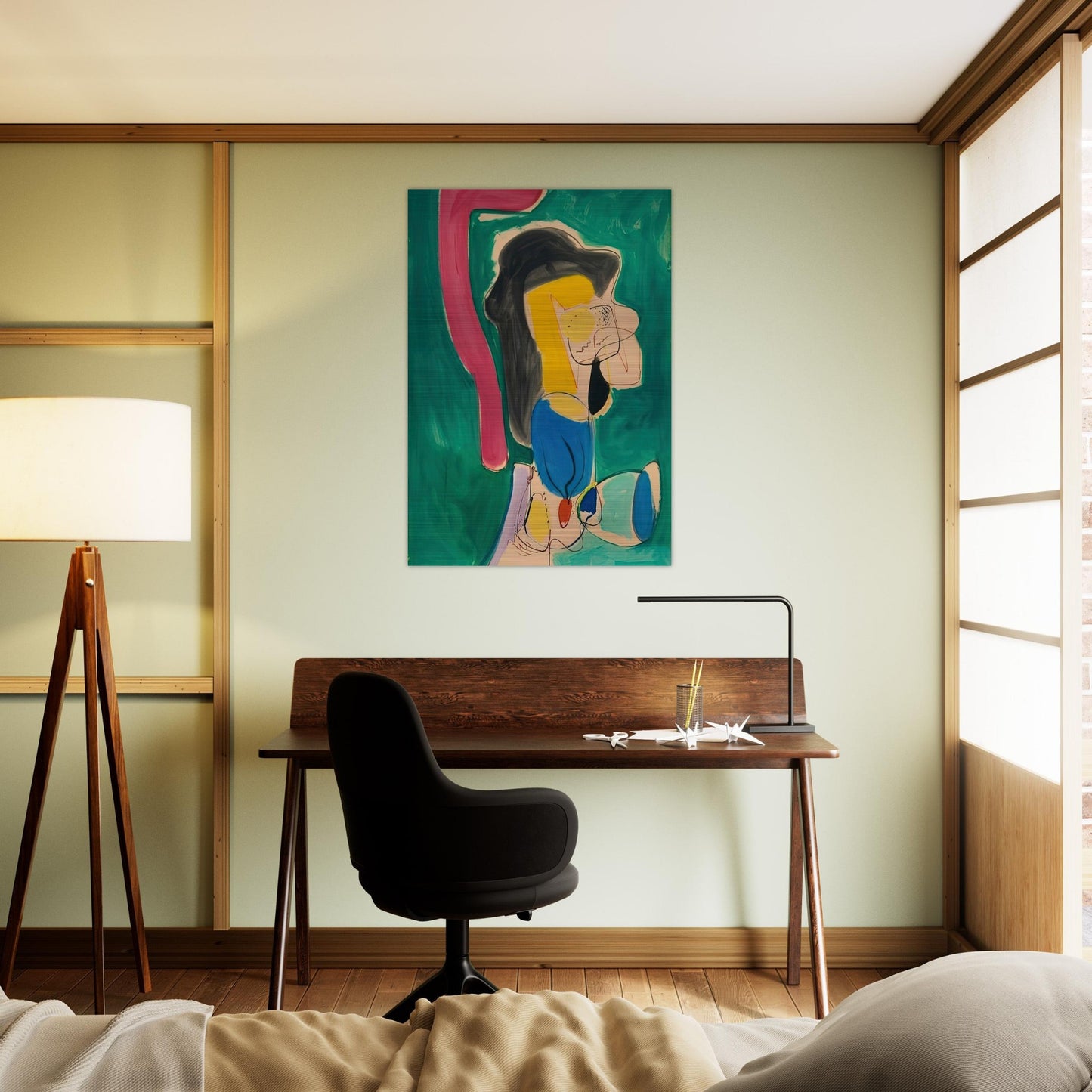 The Mannequin - Hans Hofmann Brushed Aluminum Print - 70x100 cm / 28x40 inches | Hans Hofmann Aluminum Print | Hans Hofmann Prints