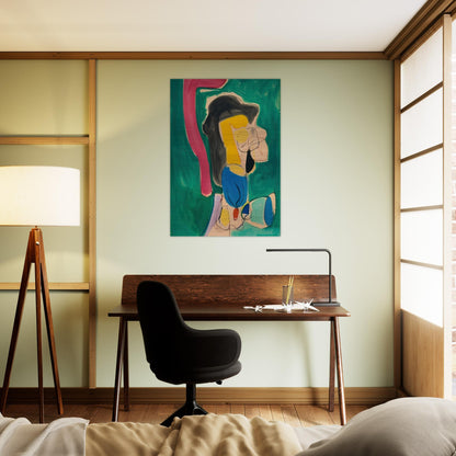 The Mannequin - Hans Hofmann Brushed Aluminum Print - 70x100 cm / 28x40 inches | Hans Hofmann Aluminum Print | Hans Hofmann Prints