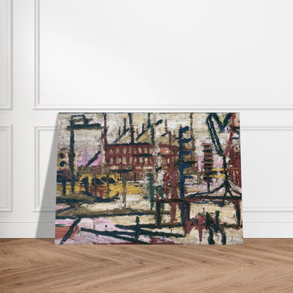 MORNINGTON CRESCENT - Frank Auerbach Brushed Aluminum Print - 70x100 cm / 28x40 inches | Frank Auerbach Aluminum Print | Frank Auerbach Prints