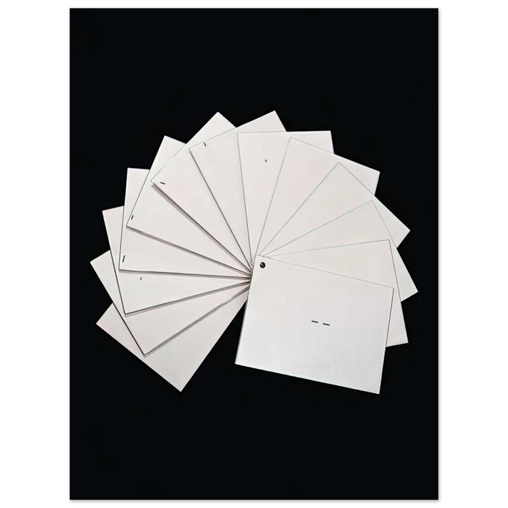 Mira Schendel - Untitled from Cadernos Series - 1971  75x100 cm / 30x40inches Fine Art Poster