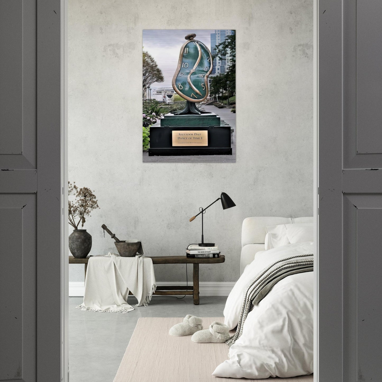 DANCE OF TIME I 1984 - Salvador Dali Brushed Aluminum Print - 70x100 cm / 28x40 inches | Salvador Dali Aluminum Print | Salvador Dali Prints
