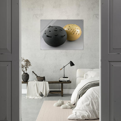Sphere - 1957 - Lucio Fontana Acrylic Print - 70x100 cm / 28x40″ inches