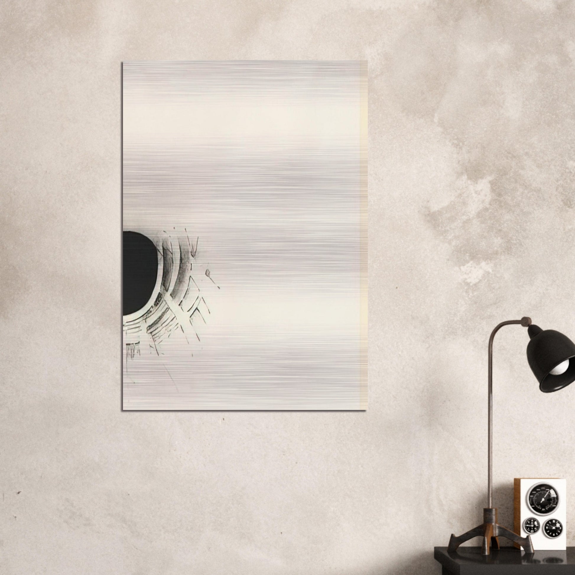 UNTITLED 1960 1 - Lee Bontecou Brushed Aluminum Print - 70x100 cm / 28x40 inches | Lee Bontecou Aluminum Print | Lee Bontecou Prints