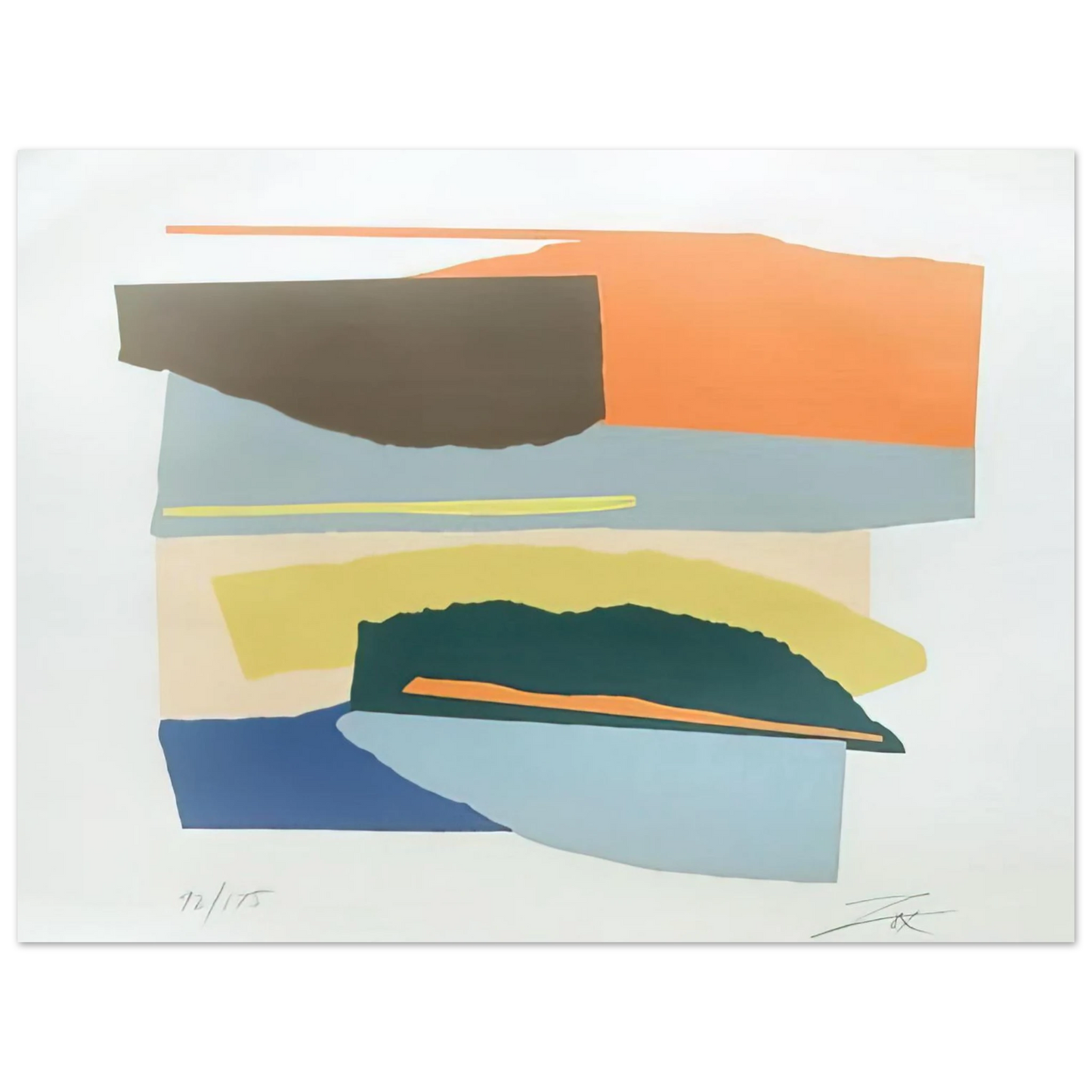 Larry Zox - Niagara Series - 1980  75x100 cm / 30x40inches Fine Art Poster