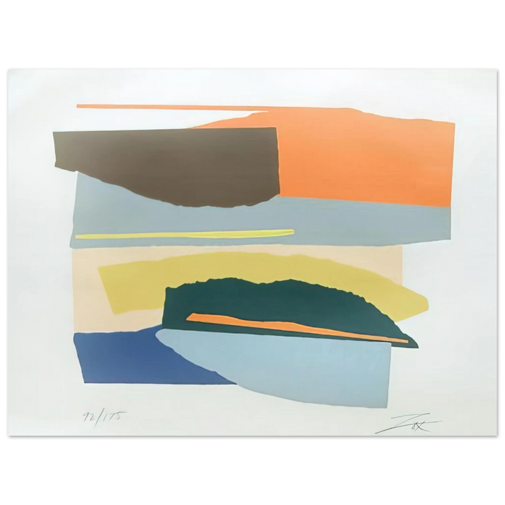 Larry Zox - Niagara Series - 1980  75x100 cm / 30x40inches Fine Art Poster