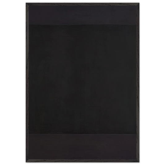No 7 - 1964 - Mark Rothko 70x100 cm / 28x40 inches Framed Art Print – Black Wooden Frame