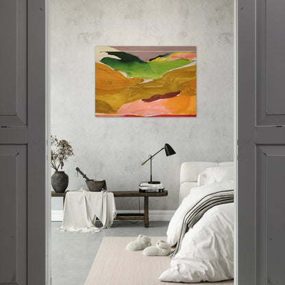 Nature Abhors a Vacuum, 1973- - Helen Frankenthaler Brushed Aluminum Print - 70x100 cm / 28x40 inches | Helen Frankenthaler Aluminum Print | Helen Frankenthaler Prints