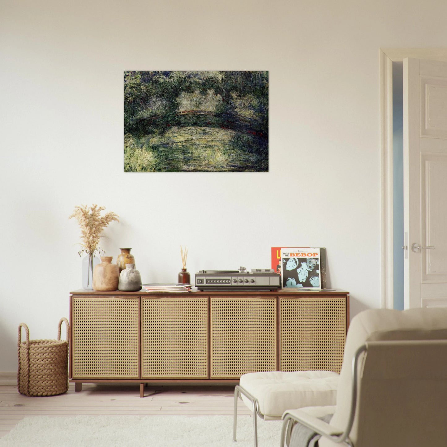 The Japanese Bridge 10 - claude monet Brushed Aluminum Print - 70x100 cm / 28x40 inches | claude monet Aluminum Print | claude monet Prints