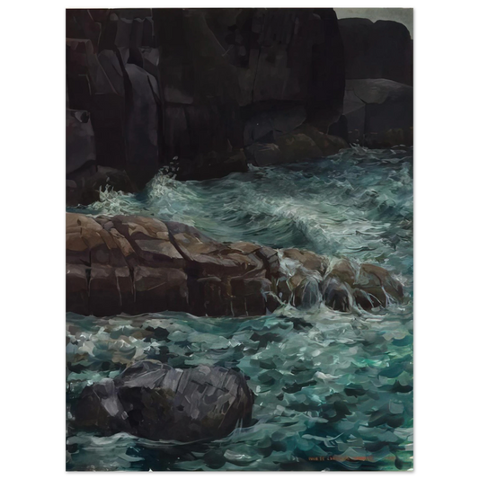 Ivan Albright - MAINE COAST  75x100 cm / 30x40inches Fine Art Poster