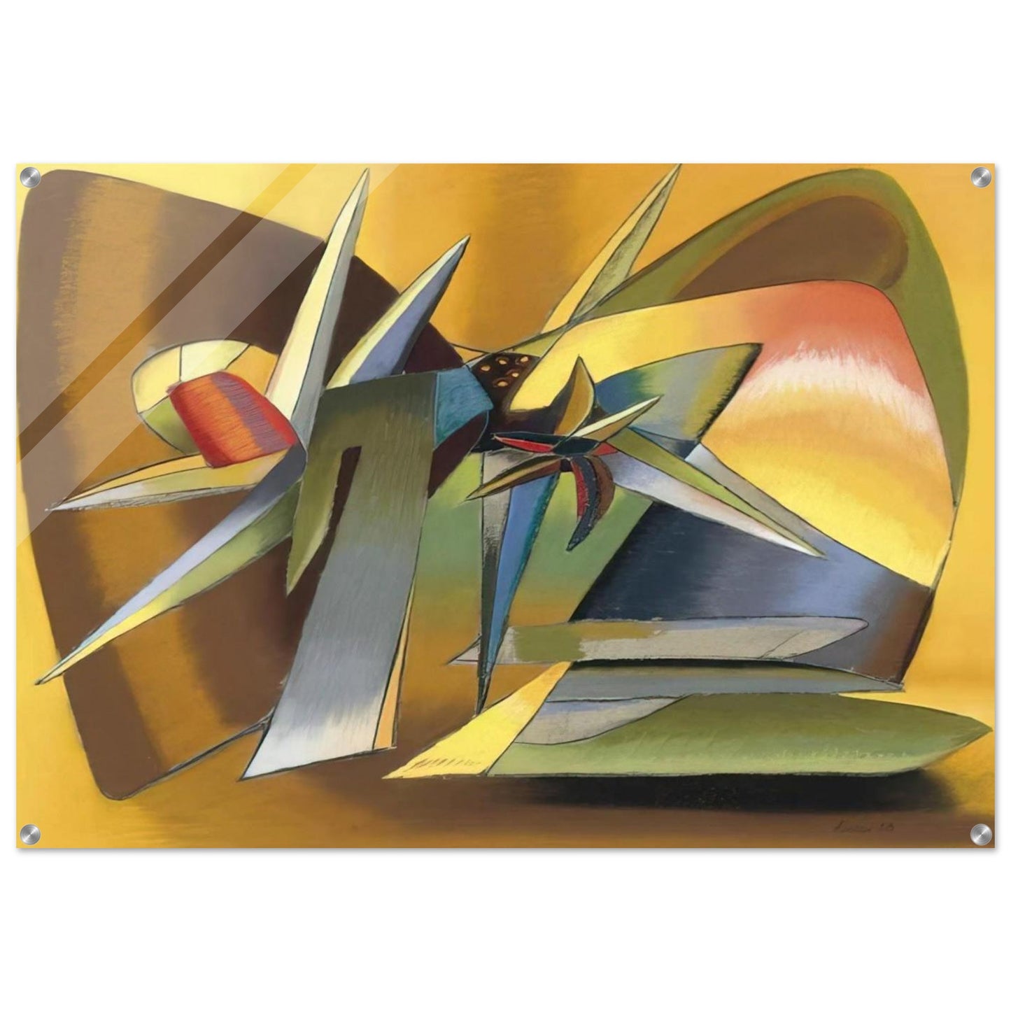 The Desert - 1938 - John Ferren Acrylic Print - 70x100 cm / 28x40″ inches