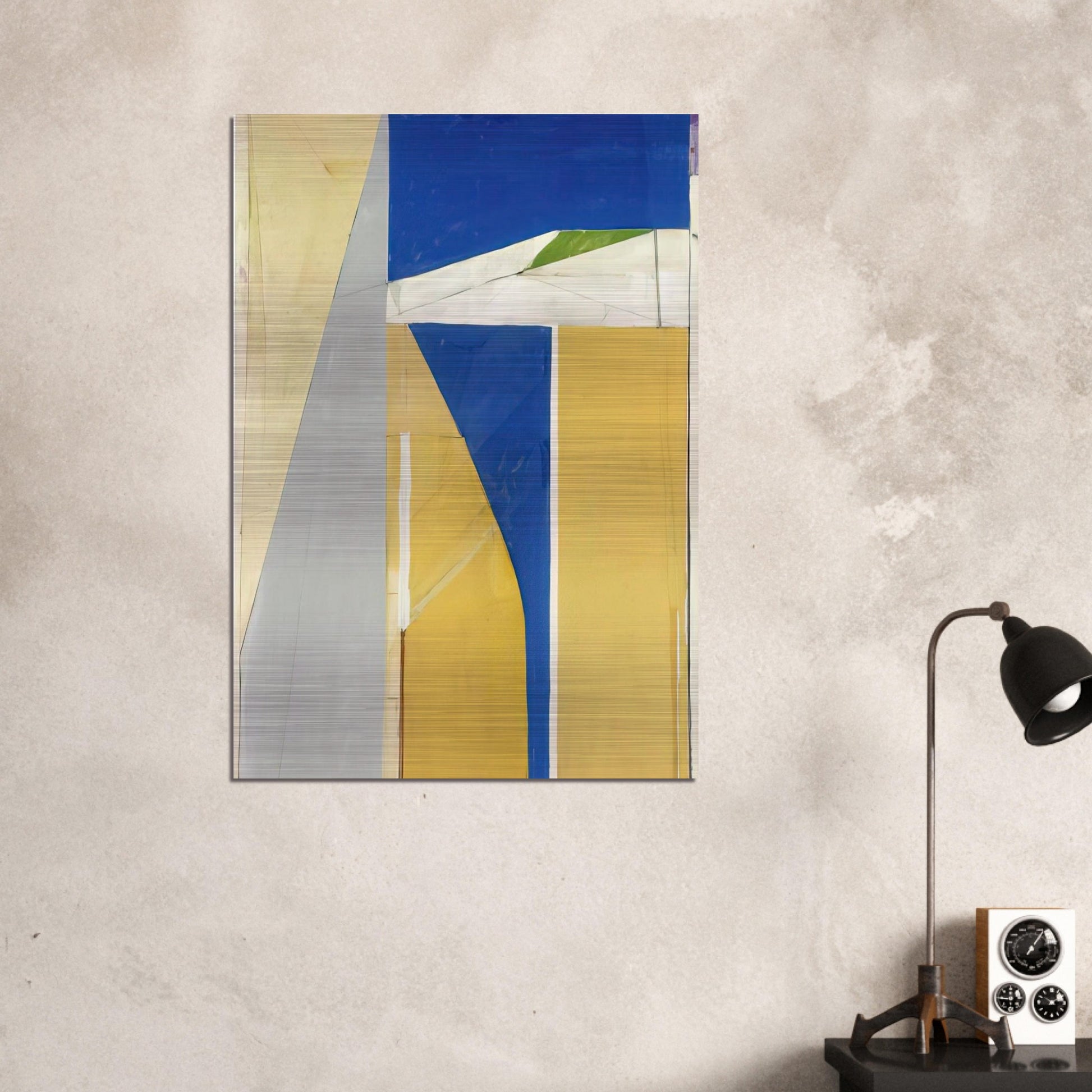 Ocean Park #32 - Richard Diebenkorn Brushed Aluminum Print - 70x100 cm / 28x40 inches | Richard Diebenkorn Aluminum Print | Richard Diebenkorn Prints