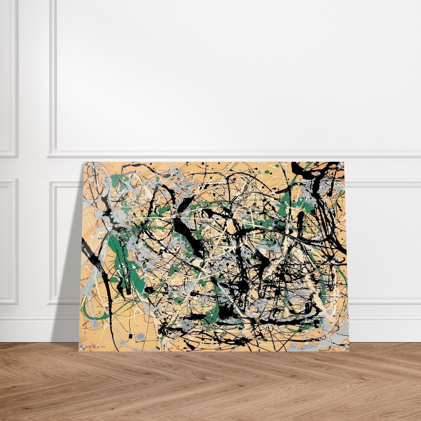 NUMBER 17 1949 - Jackson Pollock Acrylic Print - 70x100 cm / 28x40″ inches